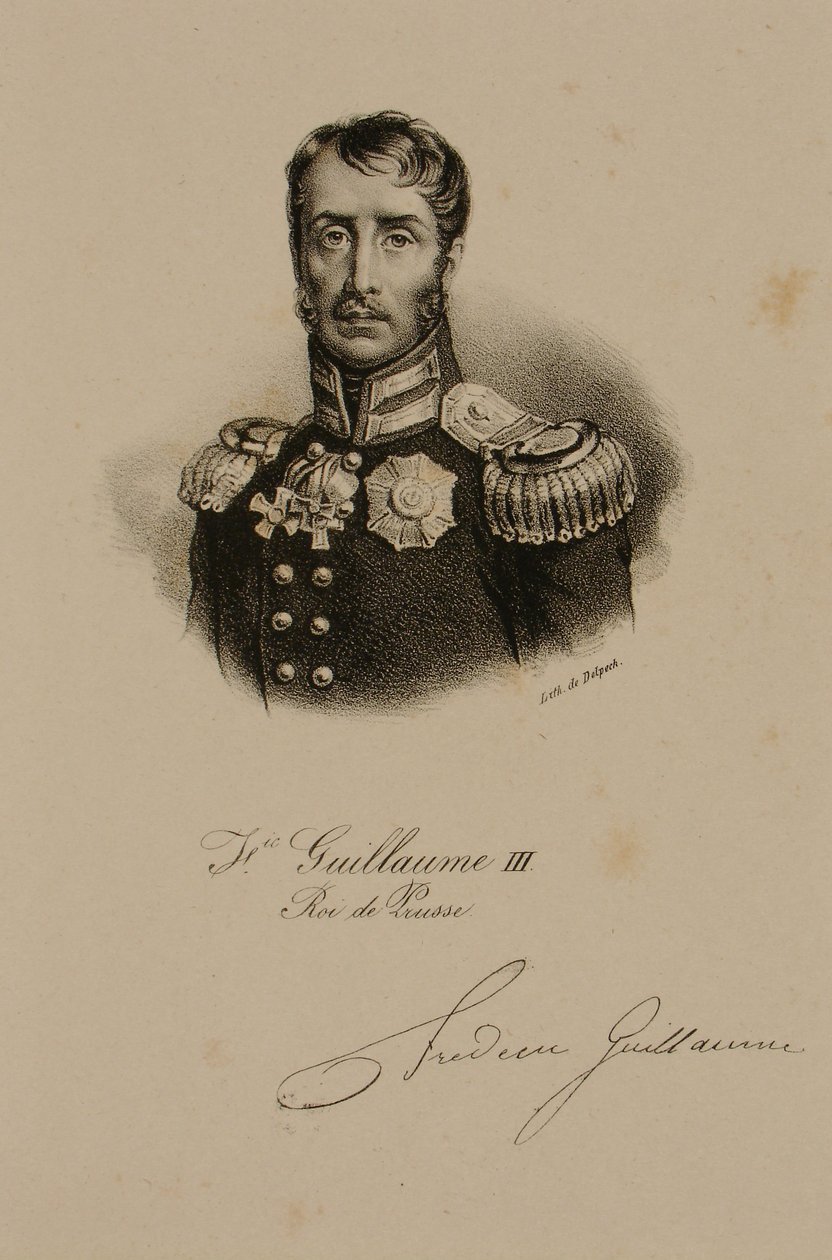 Friedrich Wilhelm III. (1770-1840), König von Preußen von Francois Seraphin Delpech