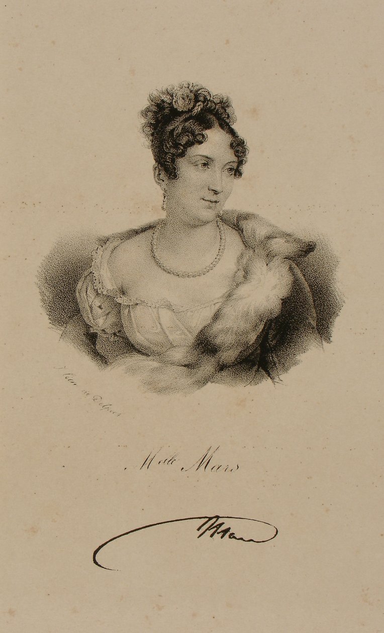 Mademoiselle Mars (1779-1847) von Francois Seraphin Delpech