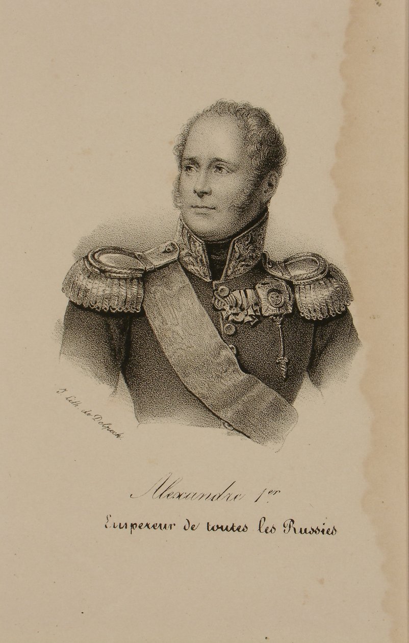 Porträt von Alexander I (1777-1825) von Francois Seraphin Delpech