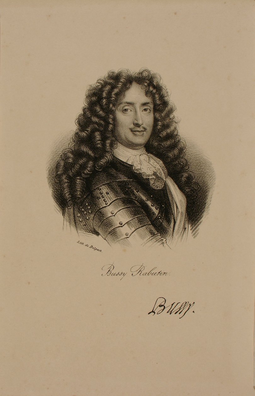 Porträt von Graf Roger Bussy de Rabutin (1618-93) von Francois Seraphin Delpech