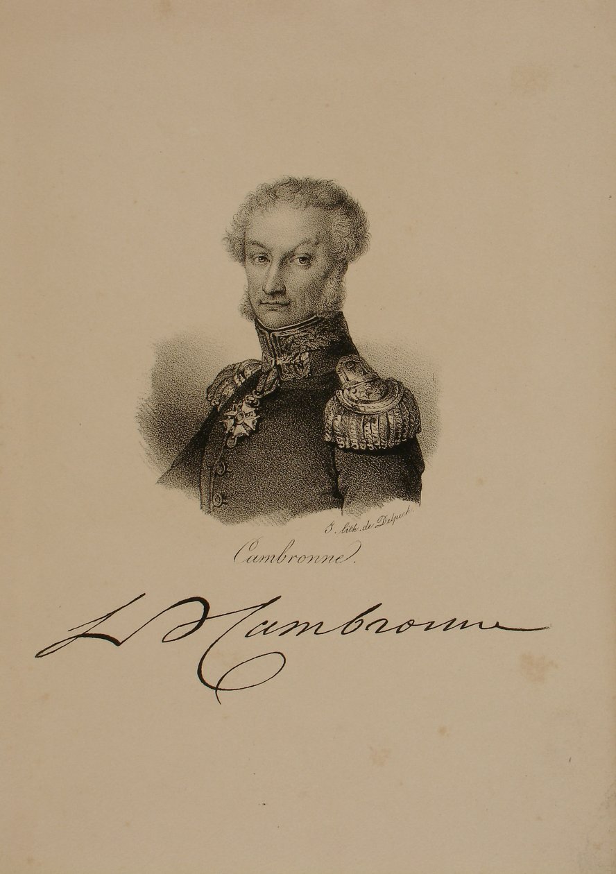 Porträt von General Etienne Cambronne (1770-1842) von Francois Seraphin Delpech