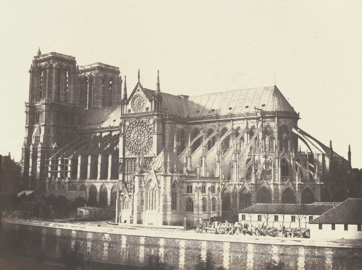 Église Notre Dame - Südseite von Francois Auguste Renard