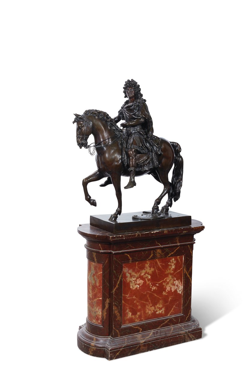 Ludwig XIV. auf einem Pferd von Francois (after) Girardon