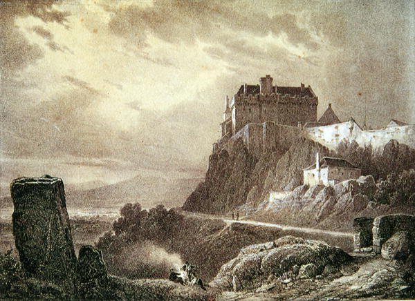 Stirling Castle, graviert von Villeneuve von Francois Alexandre Pernot