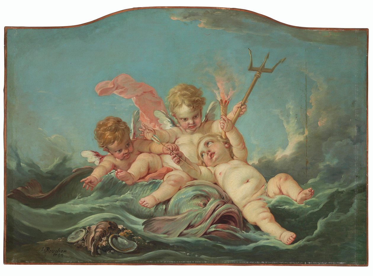 Eine Allegorie des Wassers von François Boucher