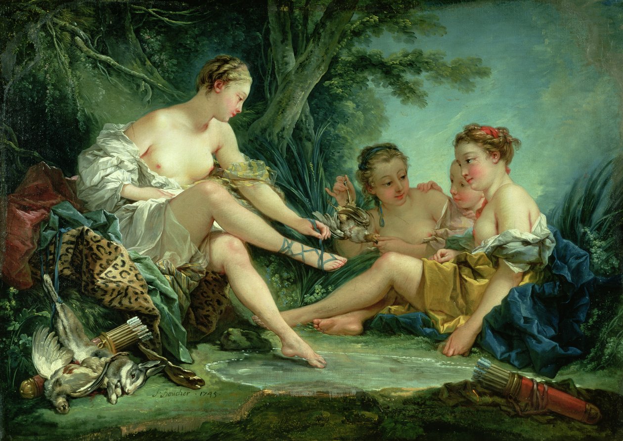 Diana nach der Jagd von François Boucher