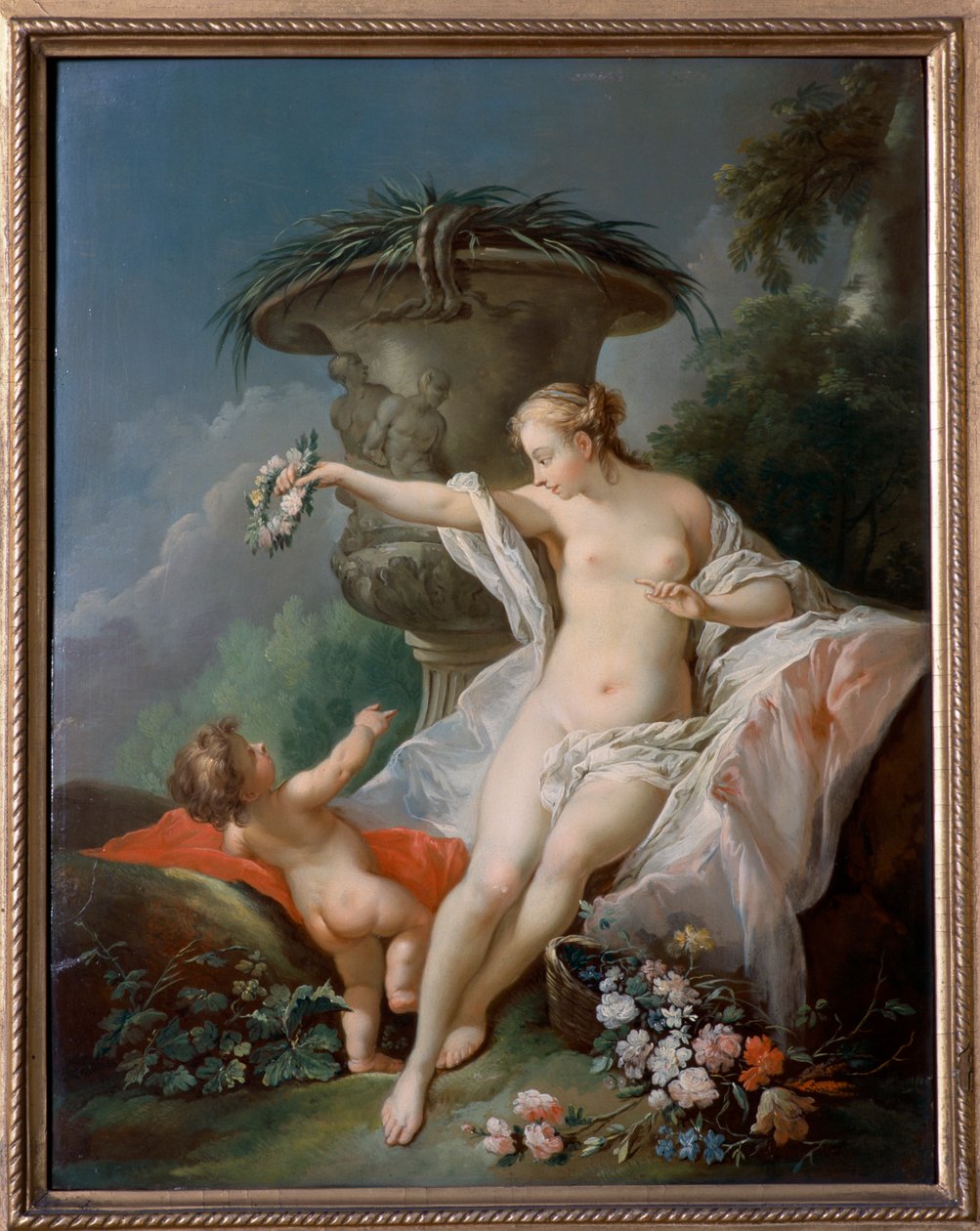 Venus und Amor von François Boucher