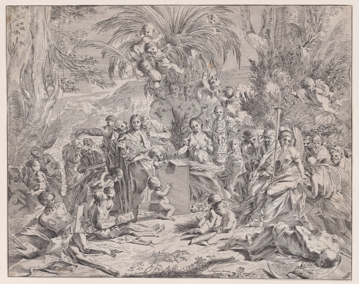Eine Allegorie der Malerei, 17. Jahrhundert von Francois Collignon
