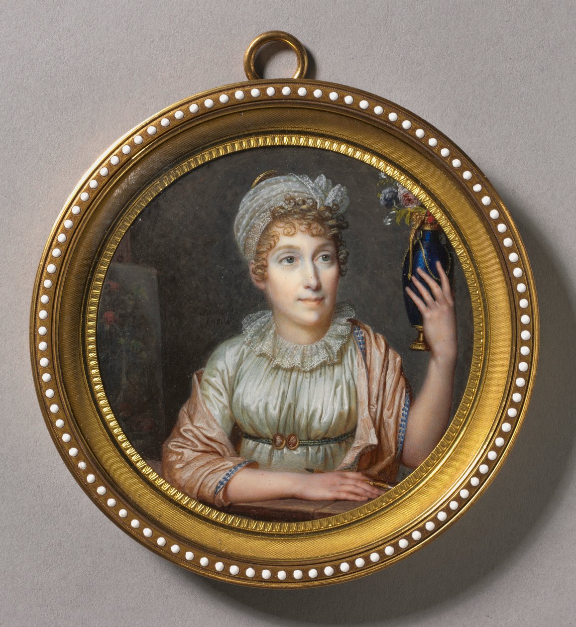 Porträt von Anne Vallayer-Coster, 1804 von Francois Dumont