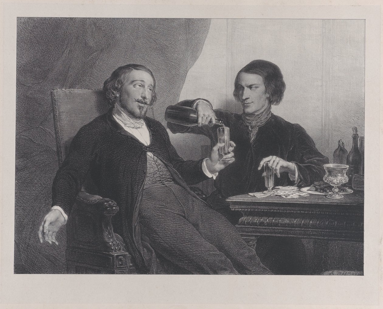 Der Wein, 1840 von Francois Joseph Aime de Lemud