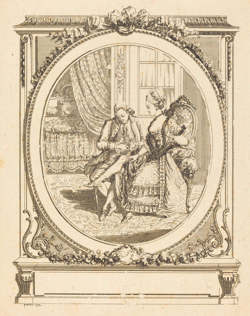 Das Strumpfband von Francois Marie Isidore Queverdo