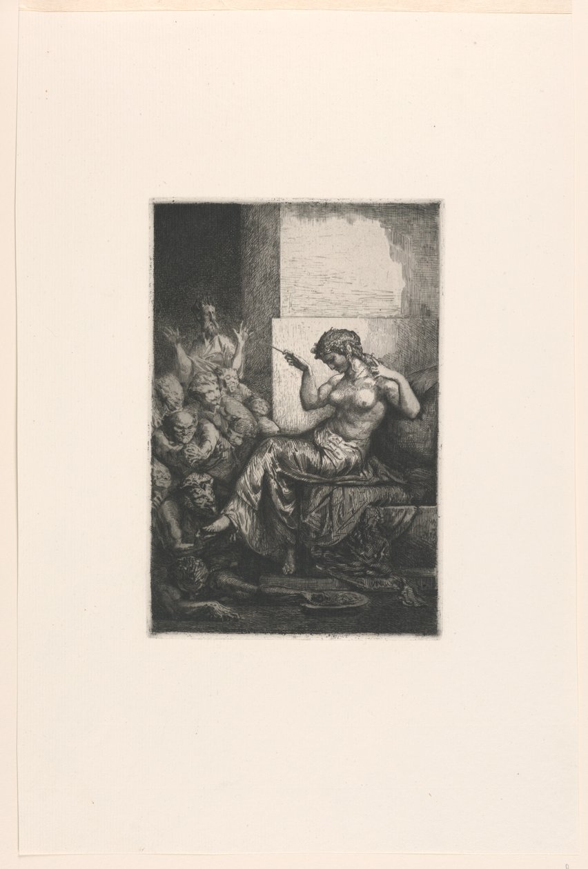 Kleopatra (?) von Francois Nicolas Chifflart