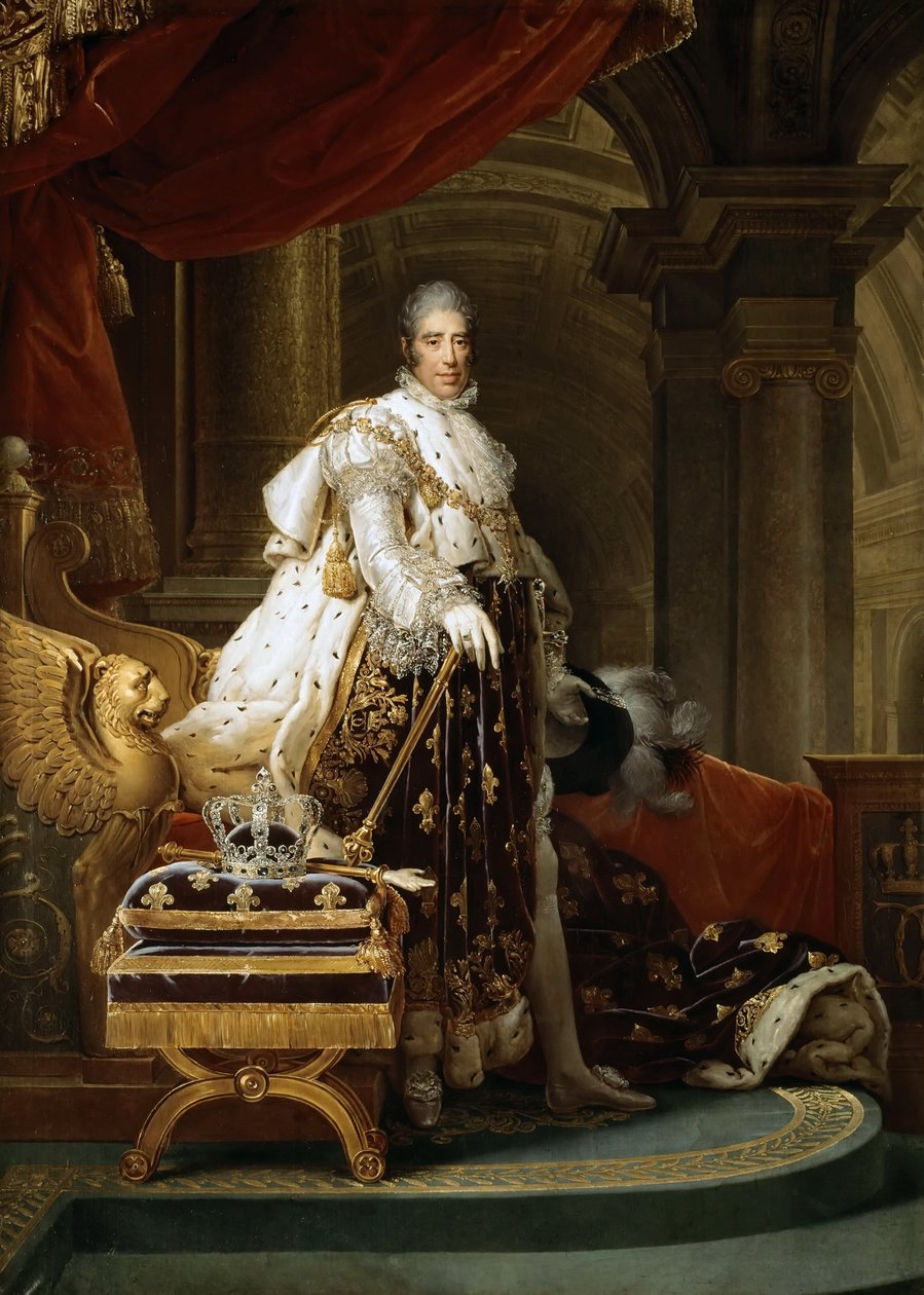 König Karl X. von Frankreich von Francois Pascal Simon Gerard