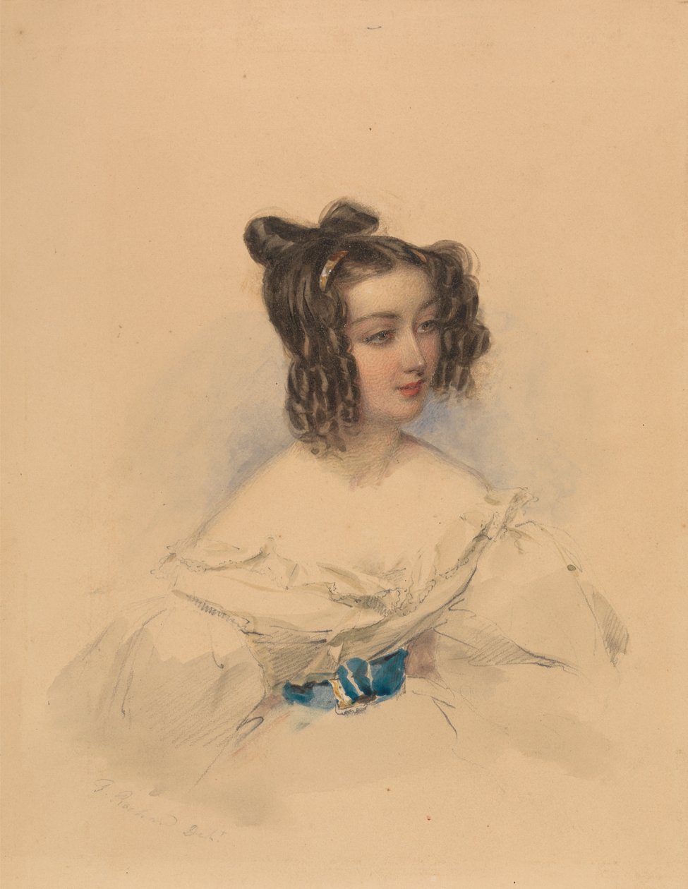 Teresa, Gräfin Gamba-Guicioli von Francois Theodore Rochard