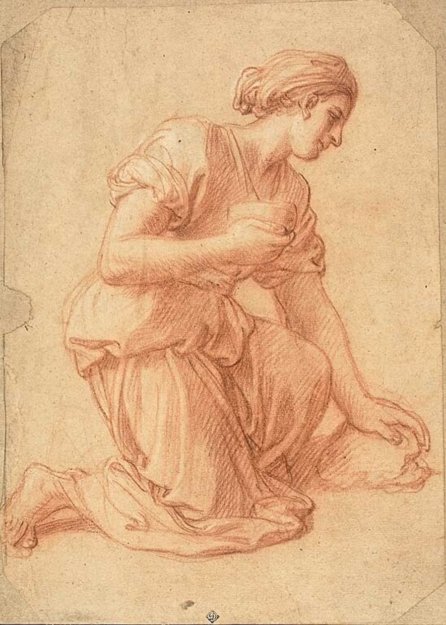 Kniende Frau von Francois Verdier