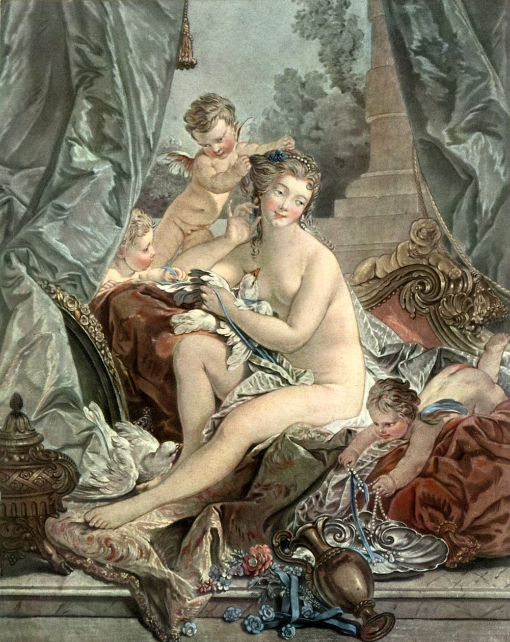 Die Toilette der Venus von Francois after Boucher