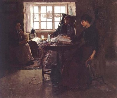 Das Zuhause des Fischers von Frank Bramley