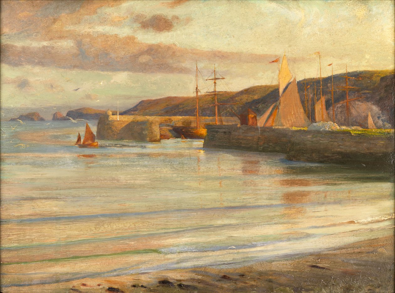 An der Nordküste von Devon von Frank Dicksee