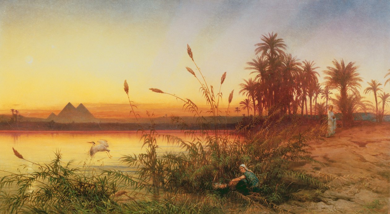 Pyramiden von der Insel Roda von Frank Dillon