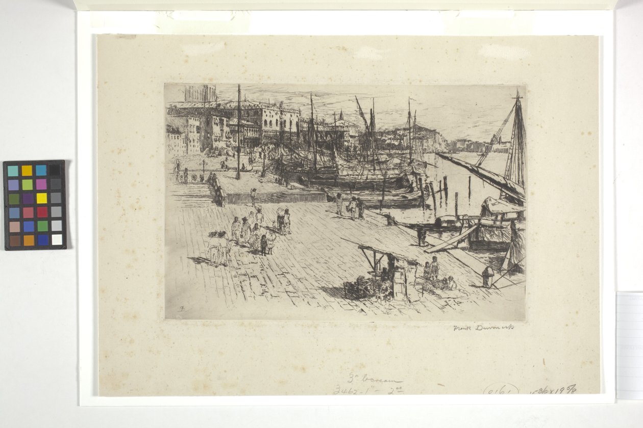 Riva degli Schiavoni (Tafel 1) von Frank Duveneck