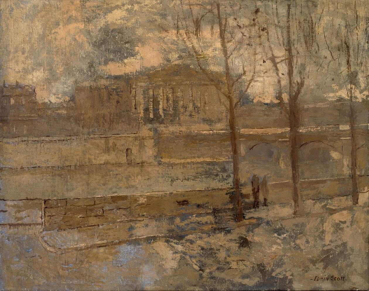 Chambre des Députés im Nebel von Frank Edwin Scott