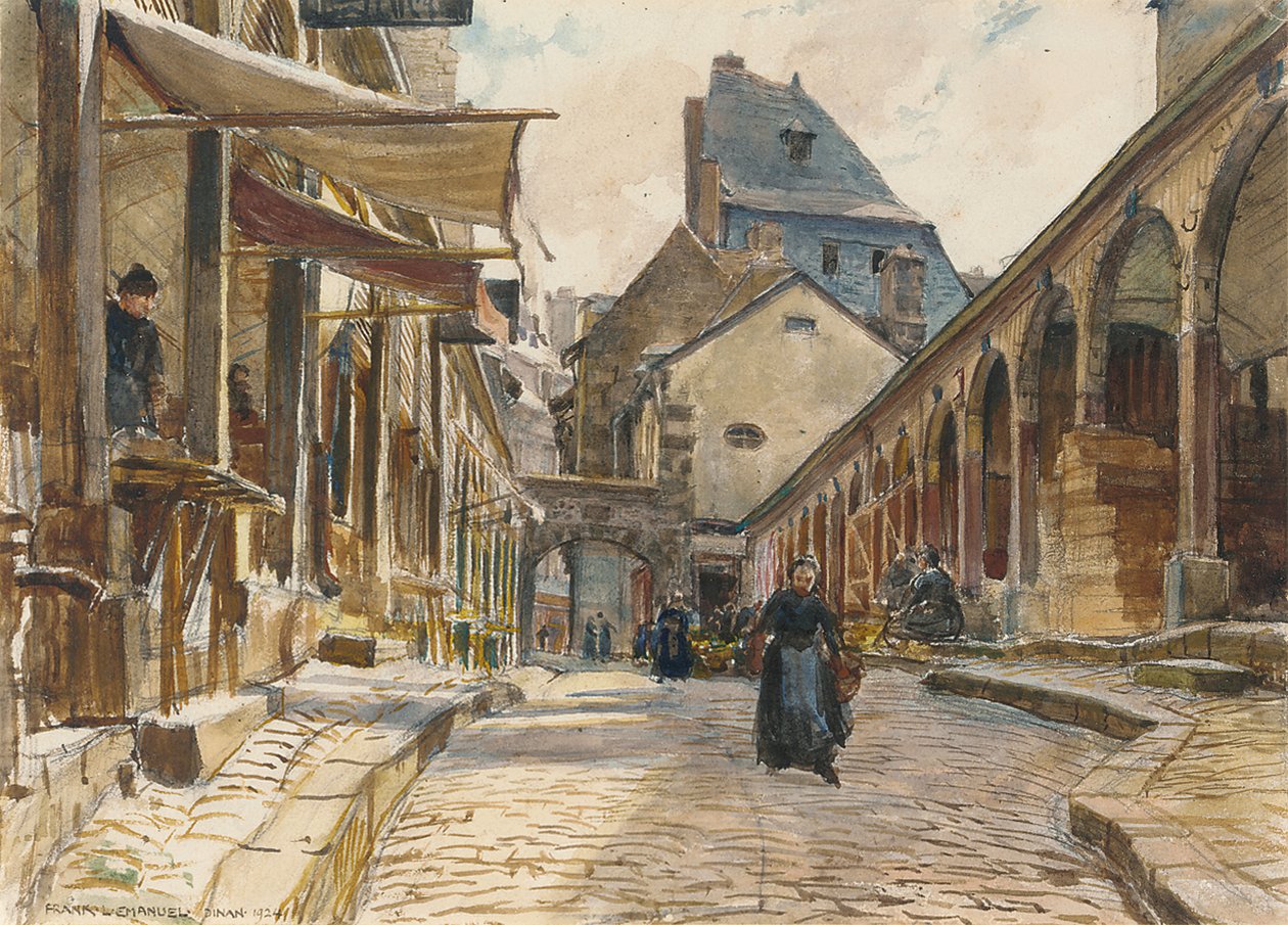Markttag, Dinan von Frank Lewis Emanuel