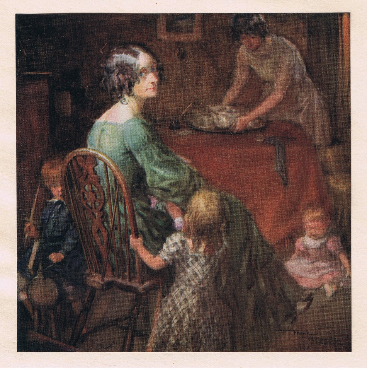 Mrs Micawber und Familie von Frank Reynolds