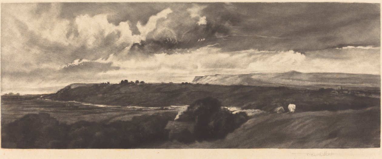 Eine Straße in Yorkshire, 1898 von Frank Short