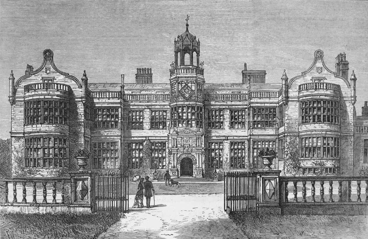 Ingestre Hall, Staffordshire, 1882 von Frank Watkins