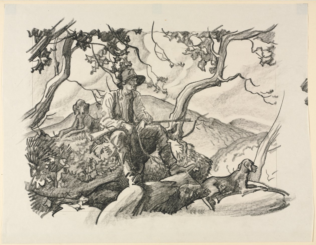 Berggipfel von Frank Wilcox