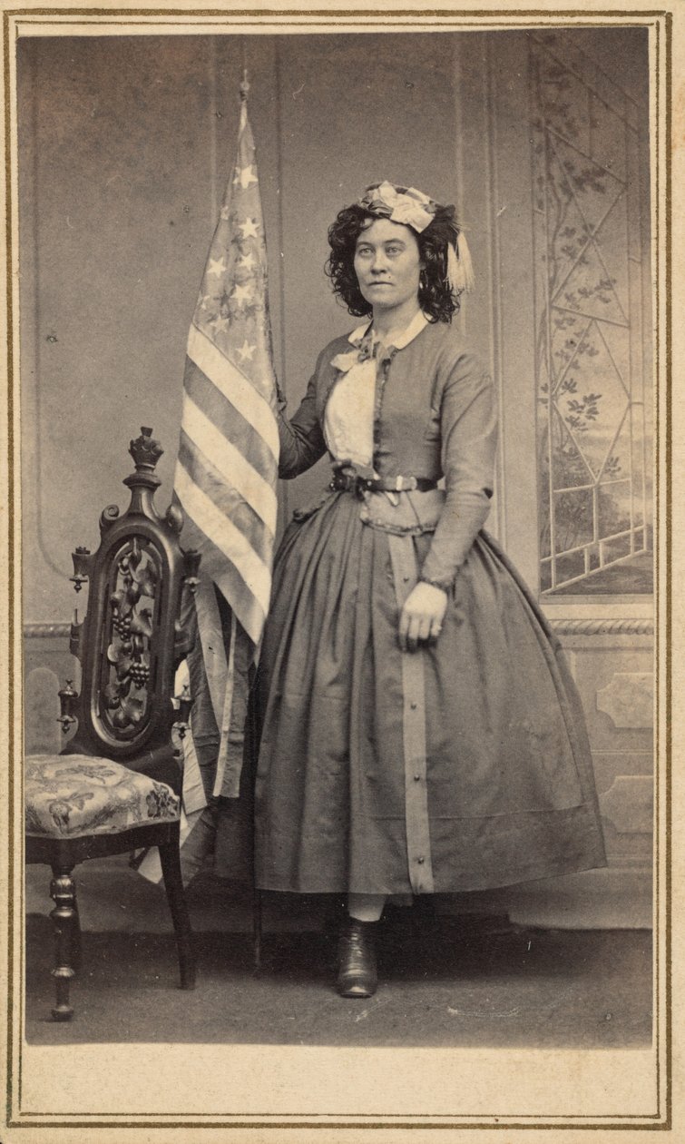 Emma Marsh, ca. 1861 (Foto) von Franklin Benjamin Gage