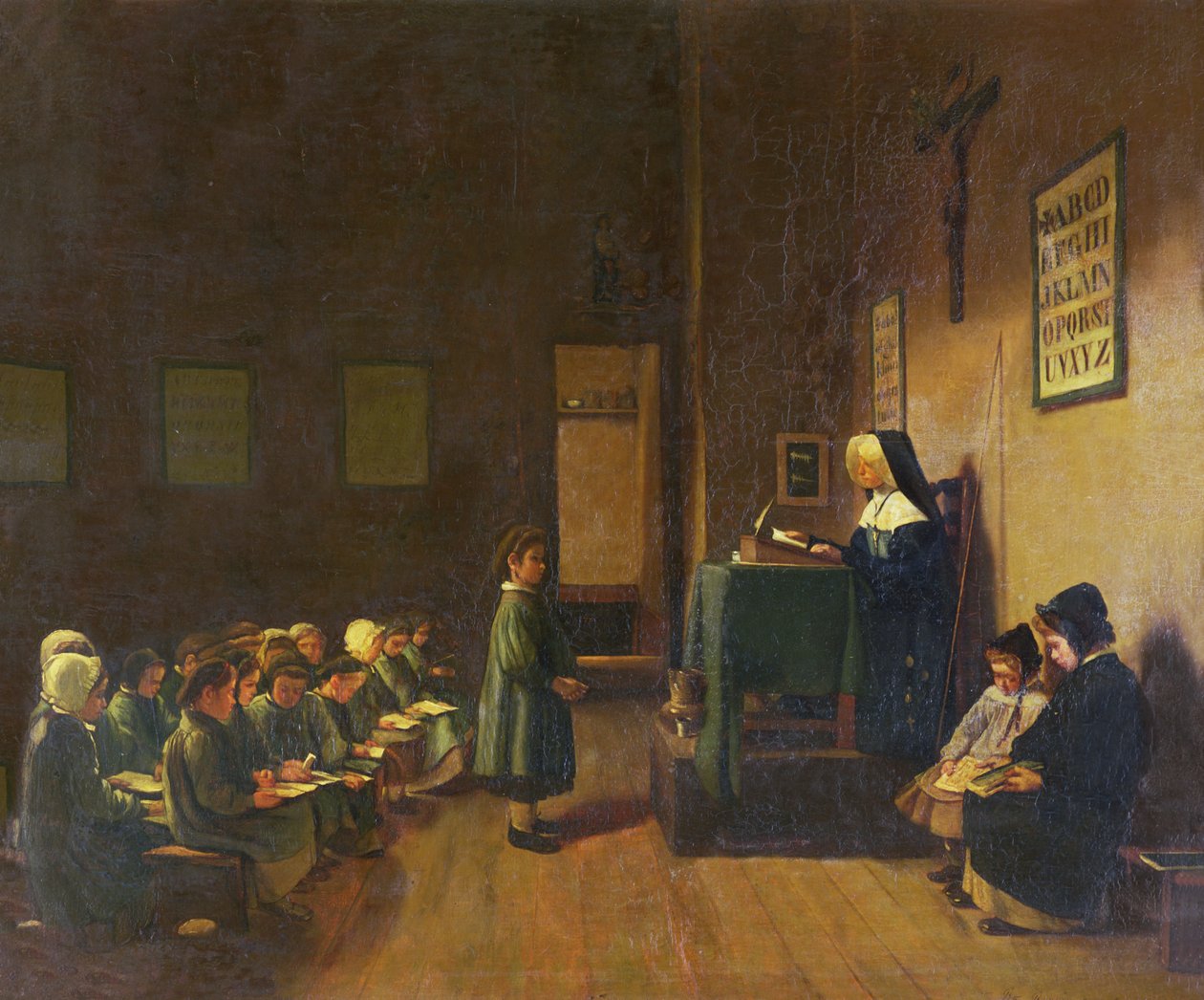 Das Klassenzimmer, 1876 von François Bonvin