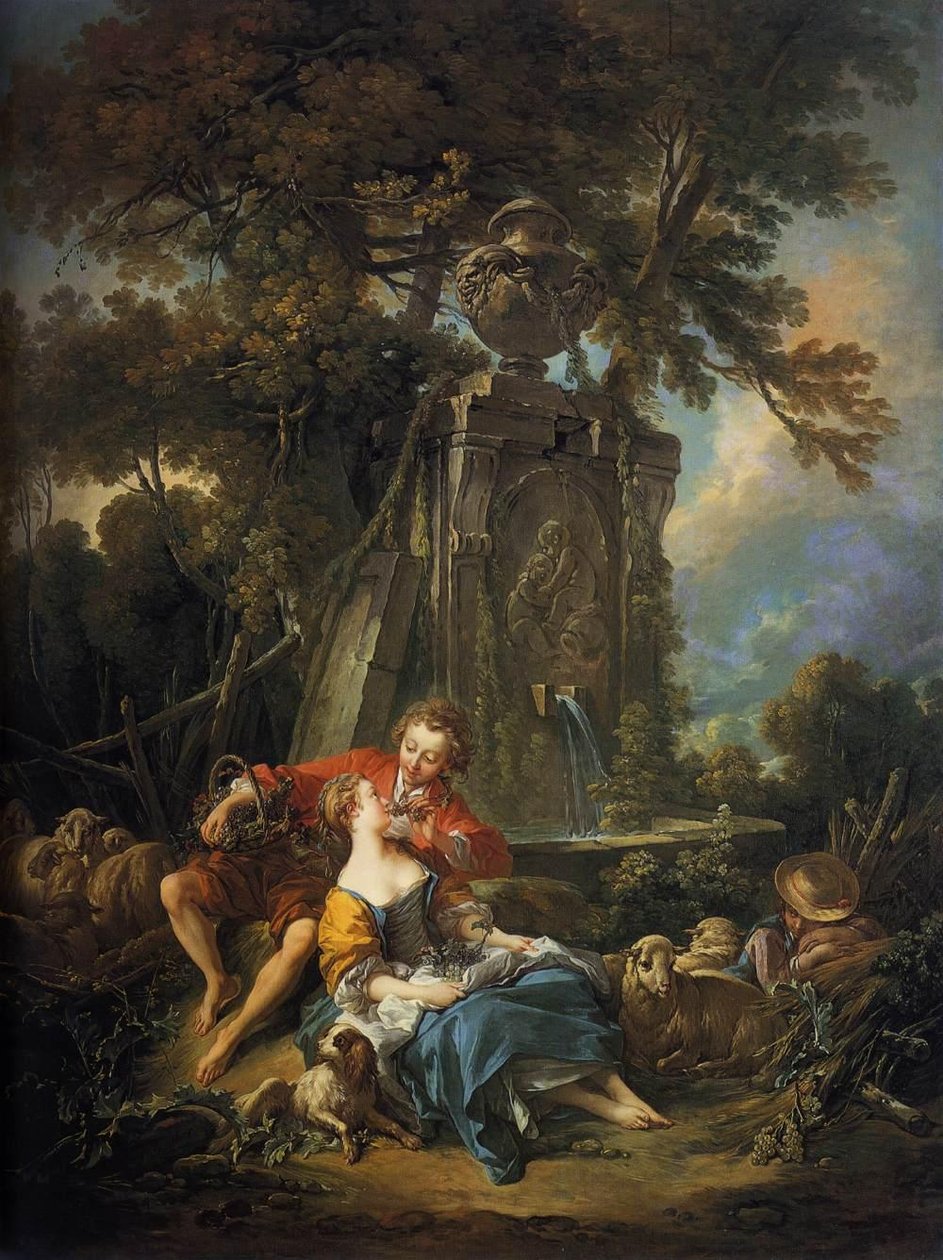 Eine Herbstidylle von François Boucher