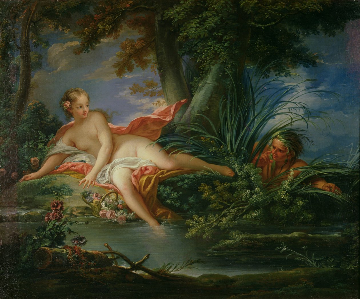Die überraschte Badende von François Boucher