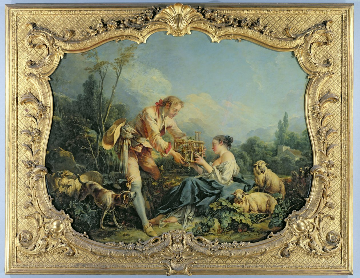 Der gefällige Schäfer von François Boucher