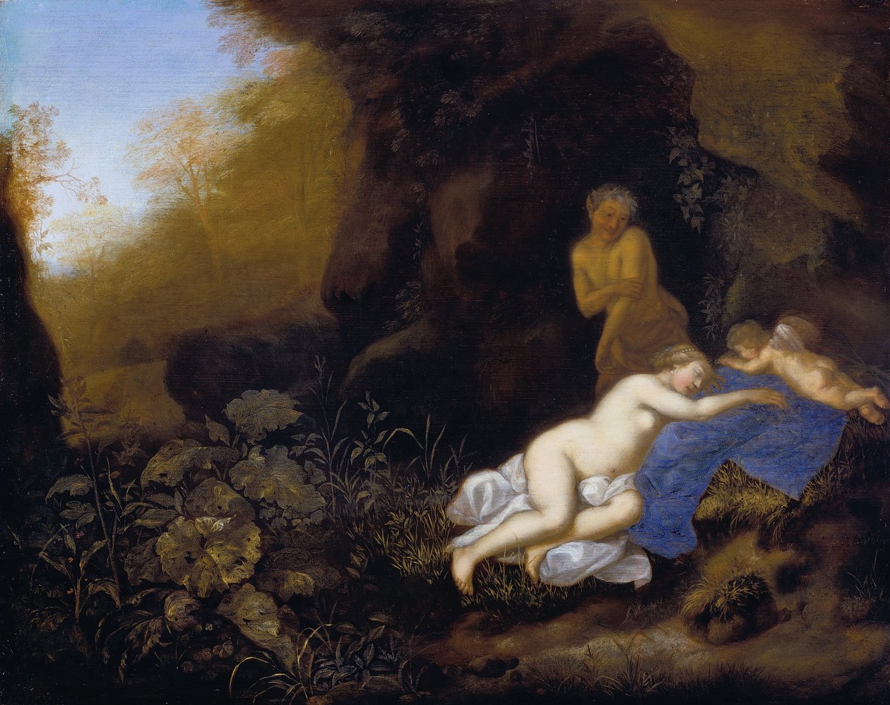 Jupiter und Antiope von François Verwilt