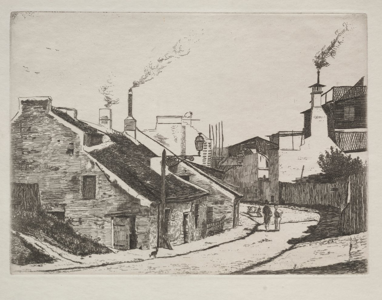 Landstraße in Alouette von François Bonvin