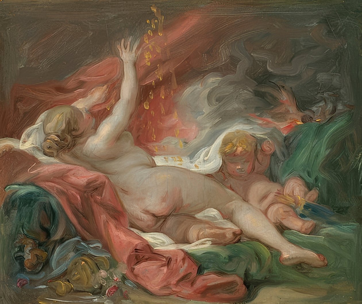 Danaë (Studie) von François Boucher