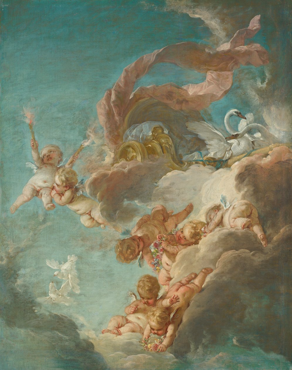Der Wagen der Venus von François Boucher