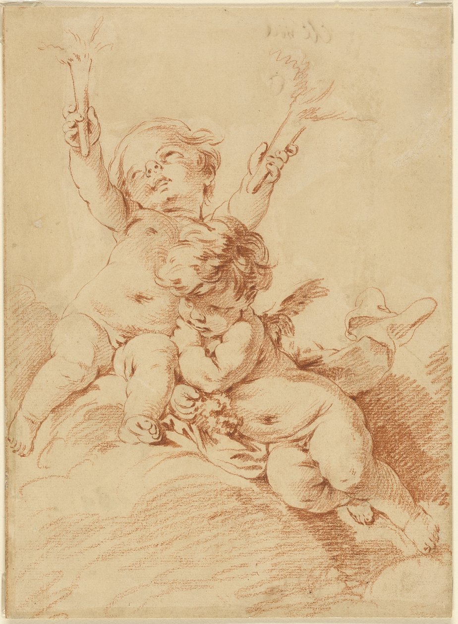 Zwei Putti von François Boucher
