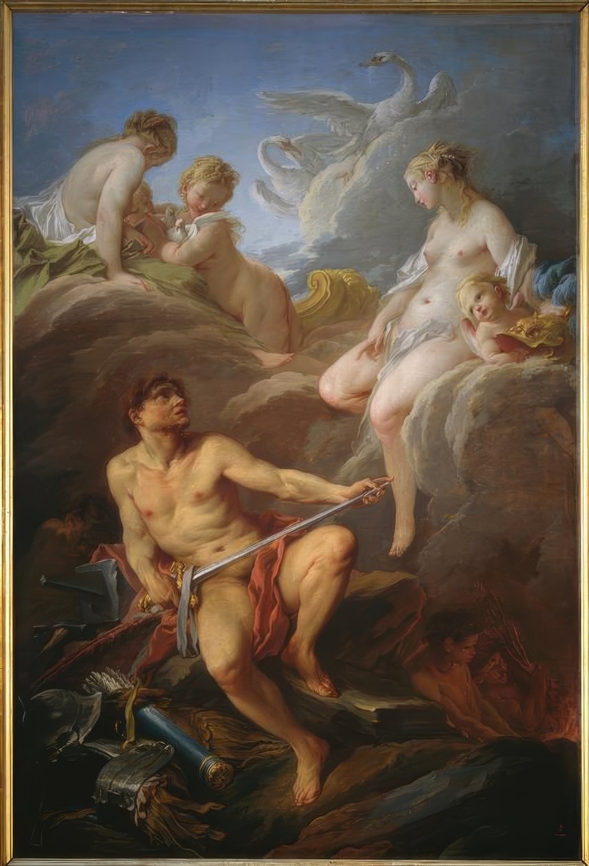 Venus bittet Vulkan um Waffen für Äneas von François Boucher