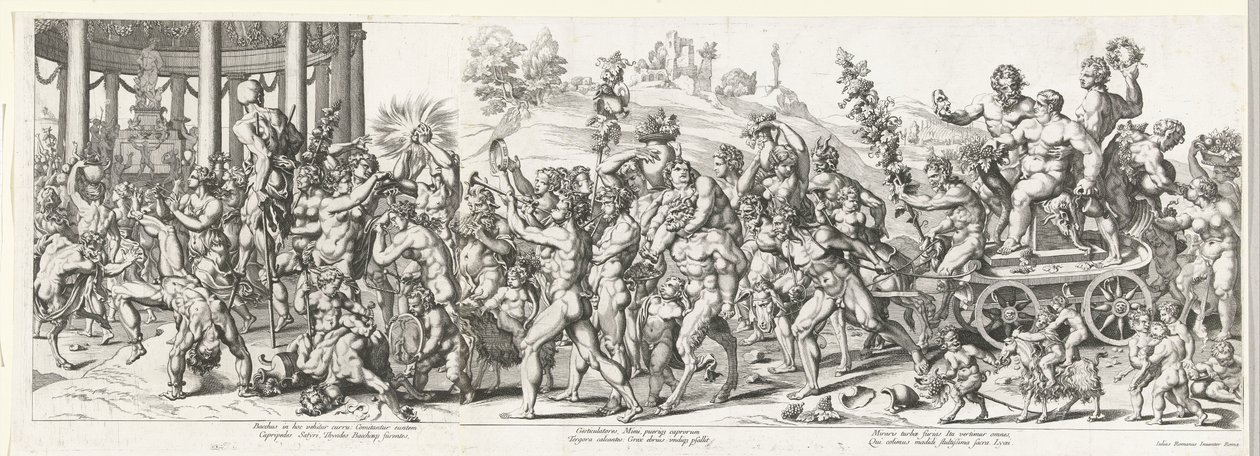 Triumph des Bacchus von François Chauveau (attributed to)