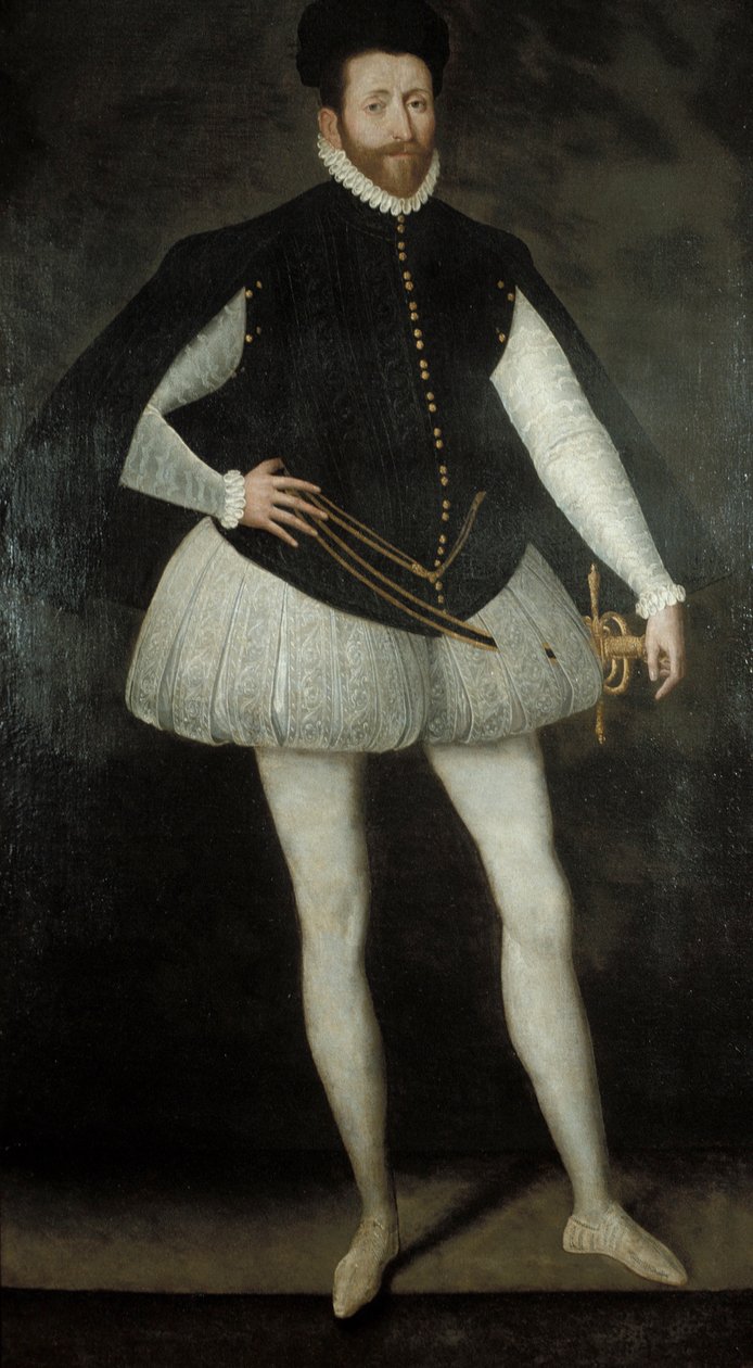 Ein Edelmann am Hof der Valois von François Clouet