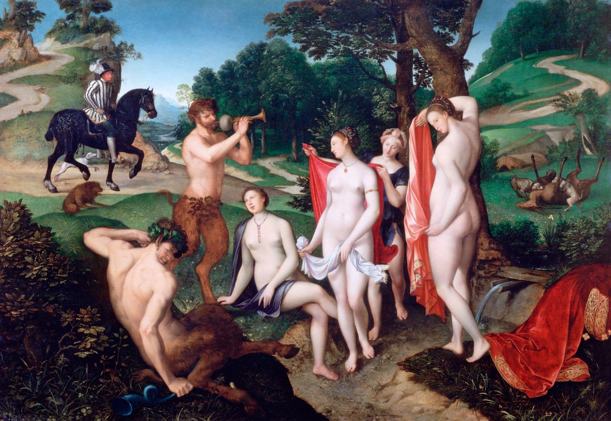 Das Bad der Diana, um 1510 von François Clouet
