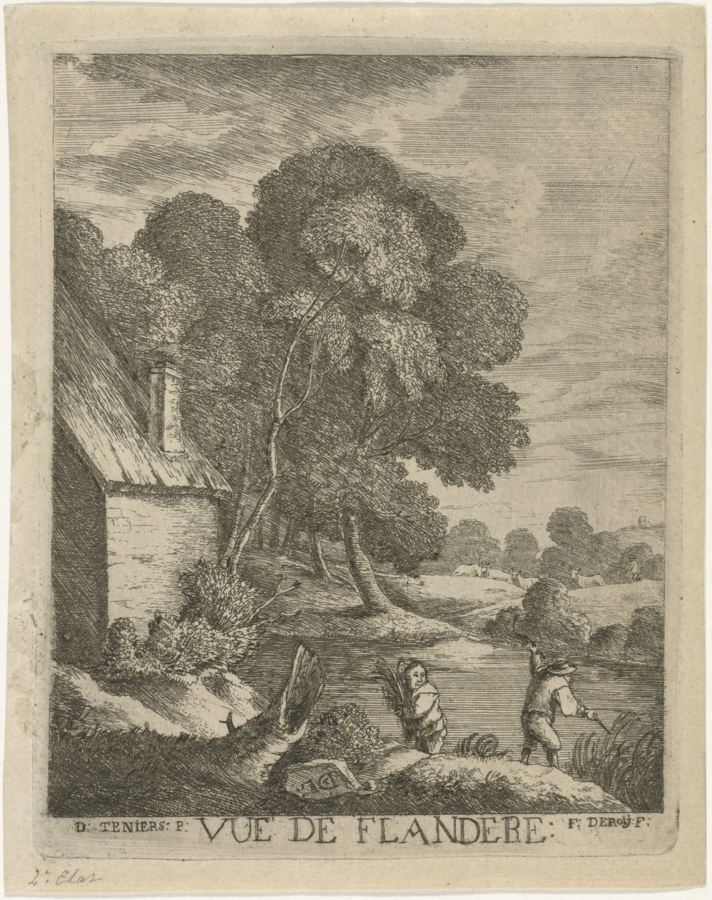 Flämische Landschaft von François Deroy