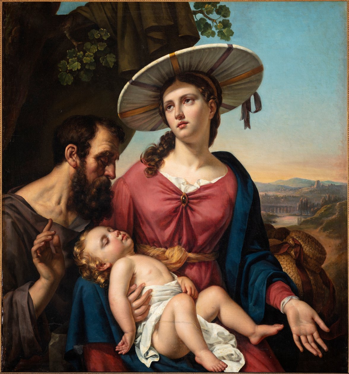 Ruhe auf der Flucht nach Ägypten von François Joseph Navez