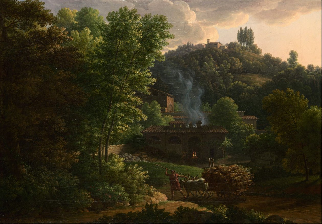 Italienische Landschaft von Francois Xavier Fabre
