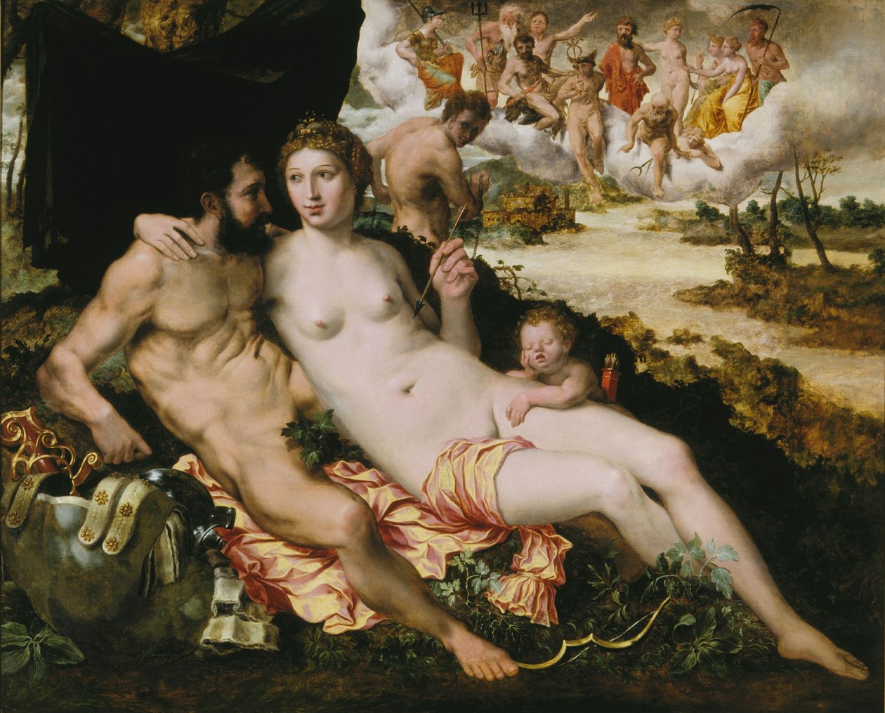 Venus und Mars von Frans Floris