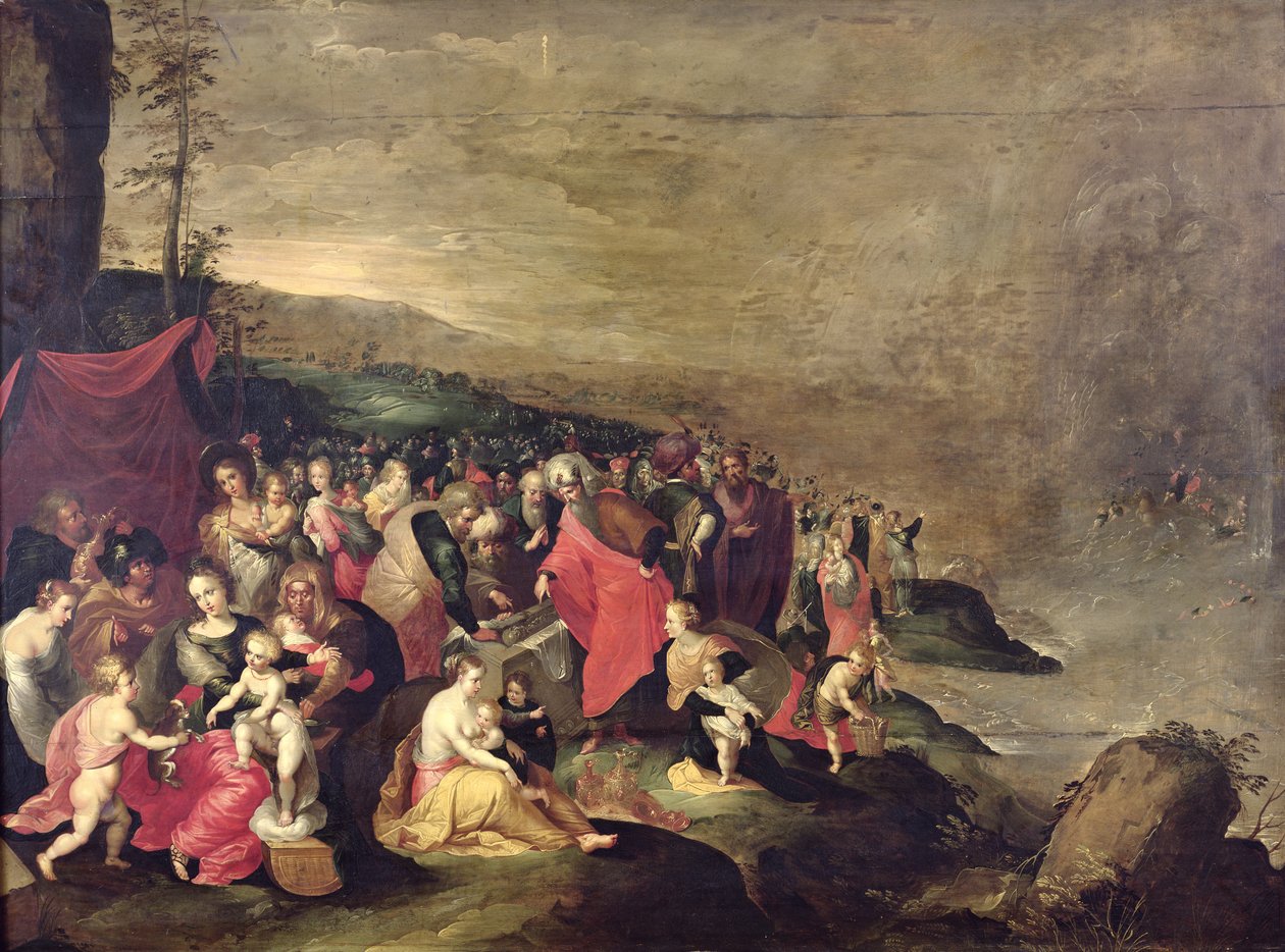 Der Durchzug durch das Rote Meer von Frans II Francken the Younger
