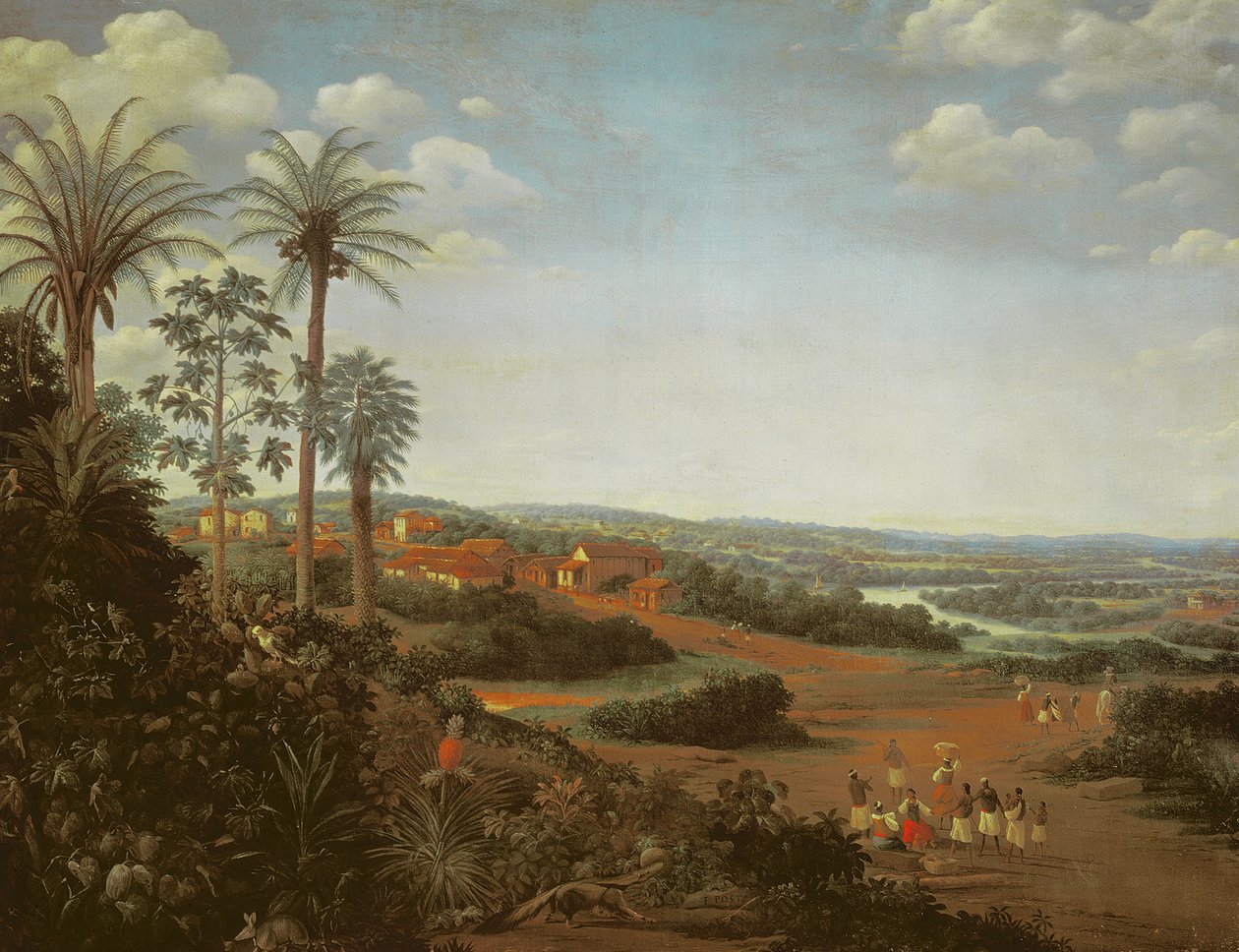 Das Dorf Serinhaem, Brasilien von Frans Post